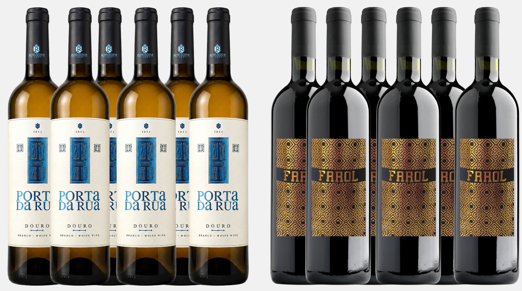 Pack de Verão Porta da Rua & Farol – Vinho Branco e Tinto